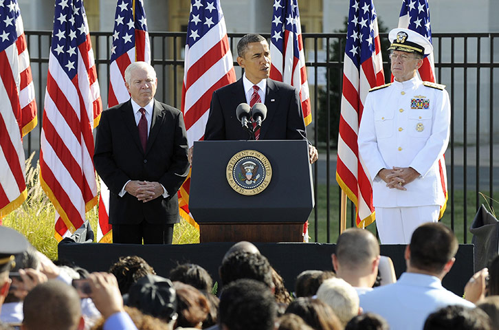 9/11 Anniversary: President Obama at the Pentagon Memorial for 9/11