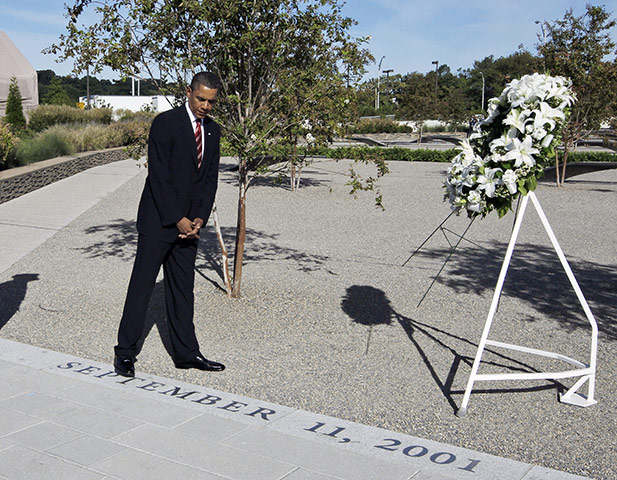 9/11 Anniversary: President Obama attends Pentagon Memorial