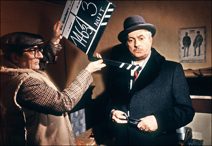 Claude Chabrol: 1982:  Claude Chabrol and actor Michel Serrault 