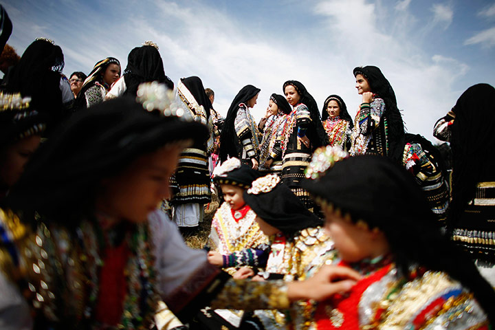 24 hours in pictures: The Karakachani minority ethnic group, Bulgaria