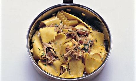 Rabbit pappardelle