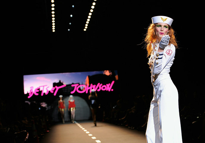 NY fashion update: Betsey Johnson Spring 2011 collection during New York Fashion Week