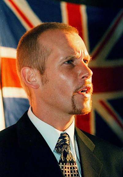 Billy Wright in front of the Union Jack