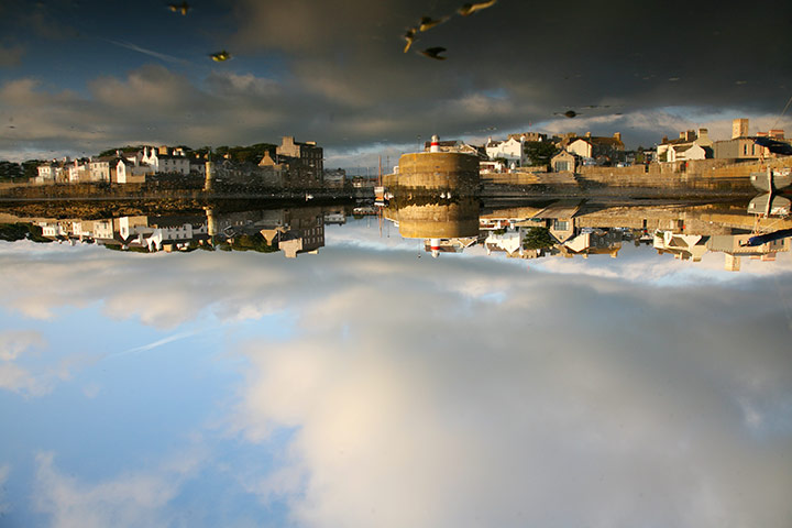 in pictures: trick: Castletown harbour