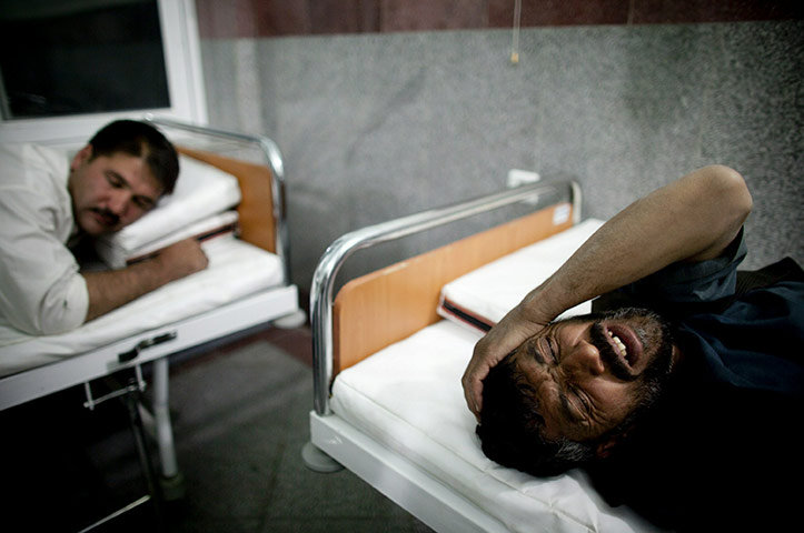 24 hours in pictures: bomb at Farhad Darya concert in Herat, Afghanistan