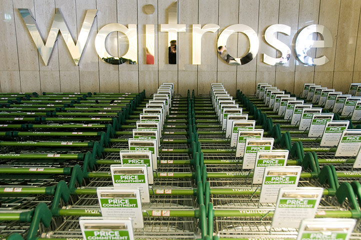 Week in Business: Waitrose supermarket trolleys