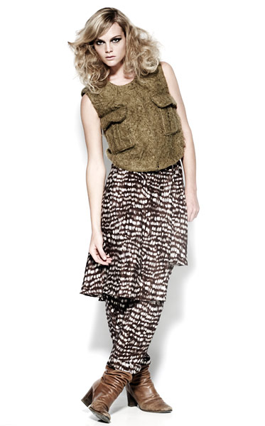 The Line-up: LFW: Sleeveless wool top