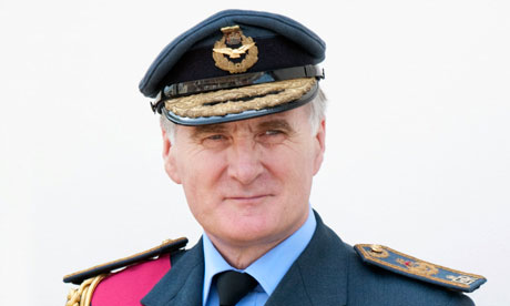 Sir Jock Stirrup, Chief of the Defence Staff during a 11 Light Brigade parade in Winchester.