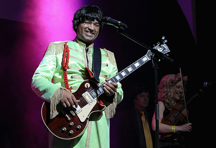 Newsroom's Got Talent: Krishnan Guru-Murthy and the news team from Channel 4 perform on stage