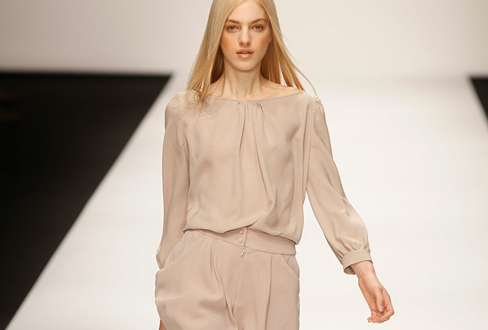 London Fashion Week: An outfit by designer Maria Grachvogel during London Fashion Week