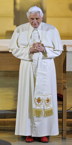 Pope Day 2: Pope Benedict XVI attends a Service of Prayer