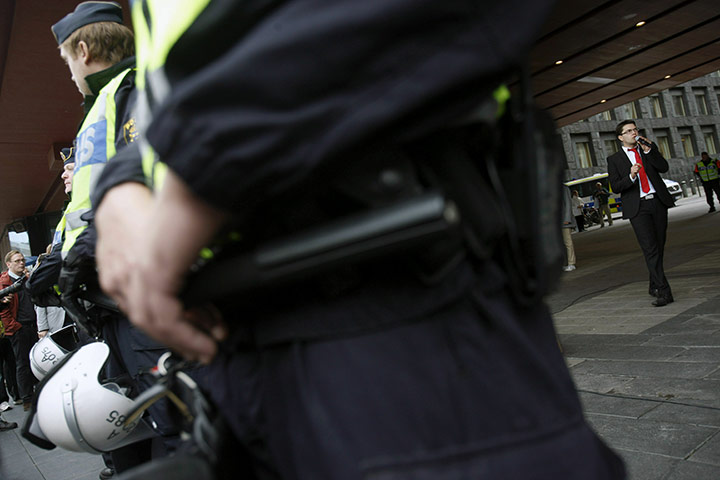 24 hours in pictures: Swedish far-right  leader Jimmie Akesson