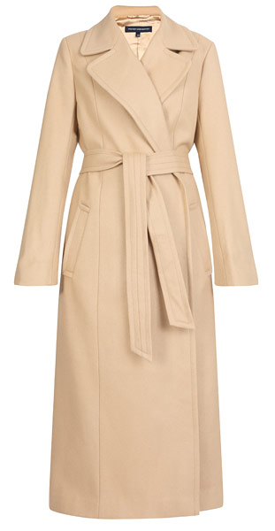 Key trends: women's coats: Belted coat