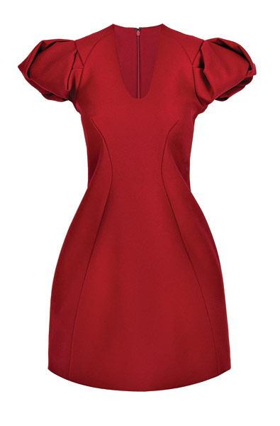 London briefing: cos red dress