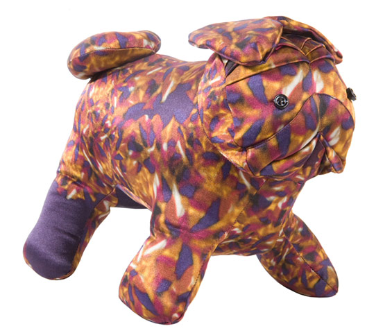 London designers: Erdem silk pug