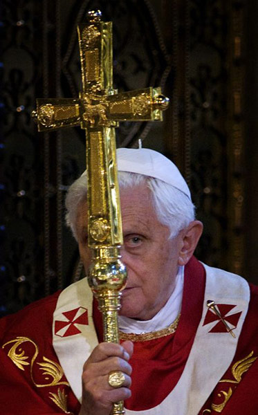 Pope Day 2: Pope Benedict XVI at Westminster Cathedral