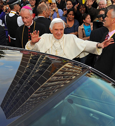 Pope UK visit: Day three: Pope Benedict XVI's UK visit: Day three