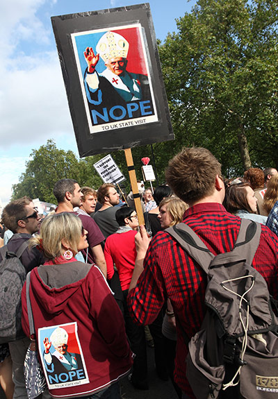 Pope UK visit: Day three: Pope Benedict XVI's UK visit: Day three