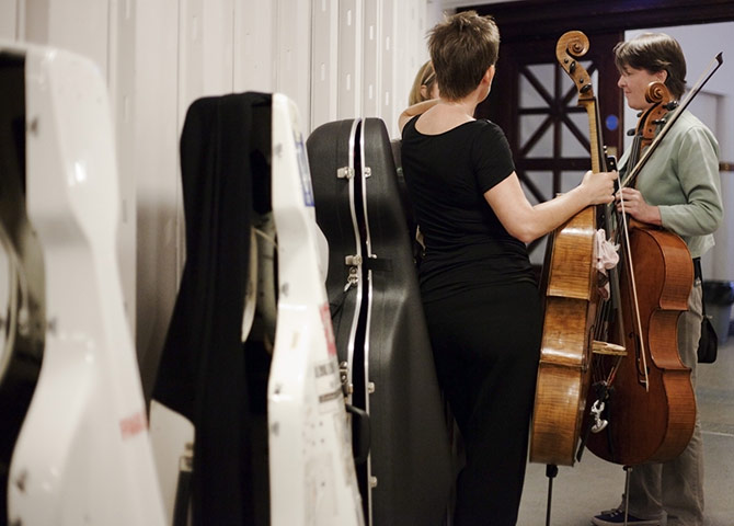 Edinburgh Festival: Backstage at the Edinburgh International Festival opening concert El Niño