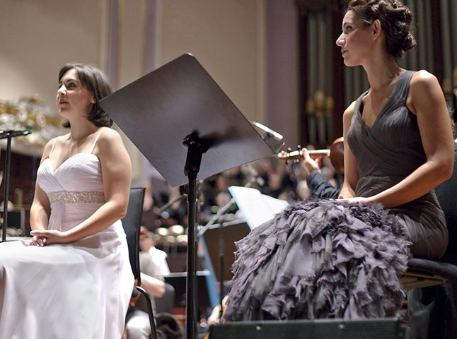 Edinburgh Festival: Soprano Jessica Rivera (left) and mezzo soprano Kelly O’Connor