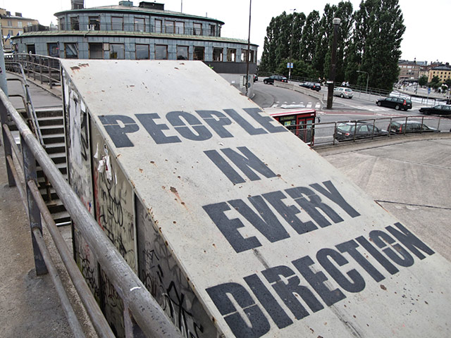 Face Hunter: Stockholm: Street art in Slussen, central Stockholm