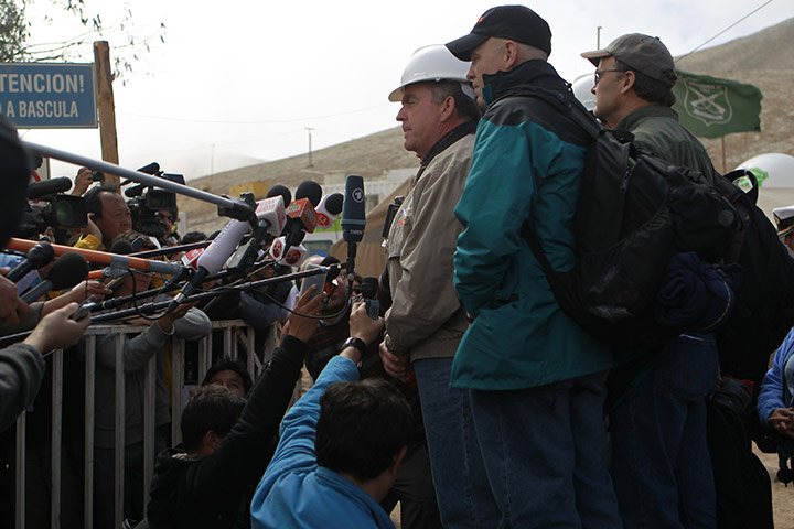 Chile Miners Update: Deputy chief doctor of NASA James Michael Duncan speaks to media