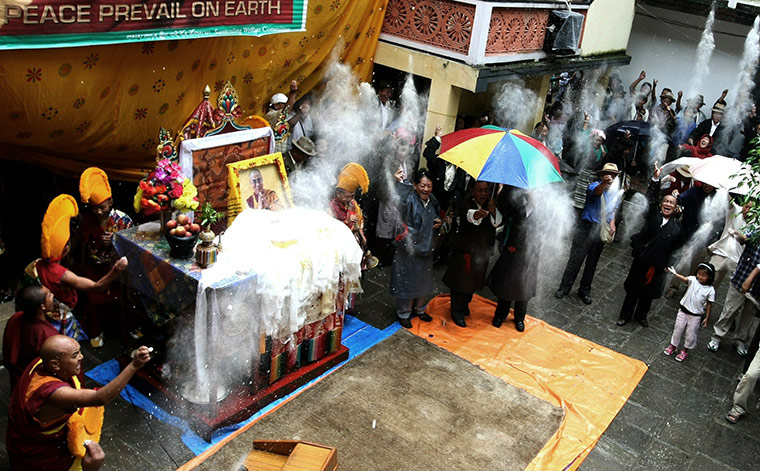 Tibetan Democracy Day: Tibetans in-exile throw floor on Tibetan Democracy Day in India