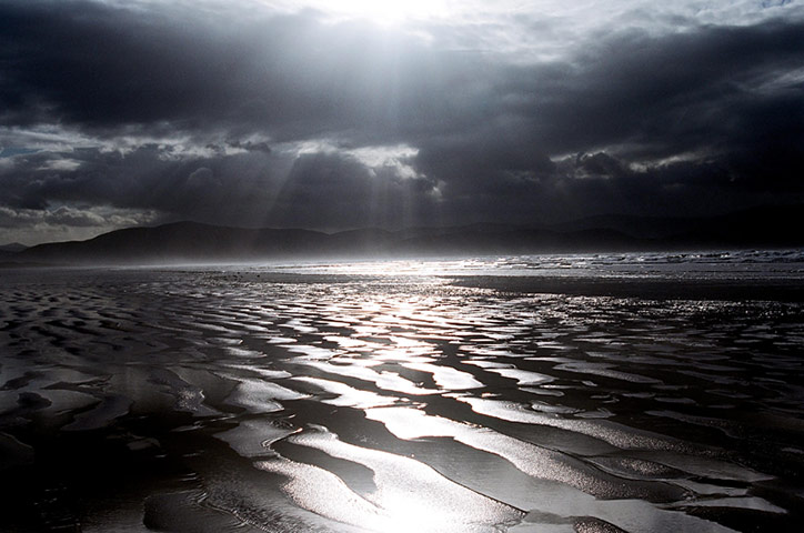 In pictures: weather: Inch beach in Ireland