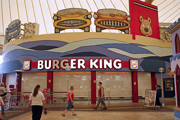 Week in Business: Burger King fast food restaurant in Butlins in Skegness
