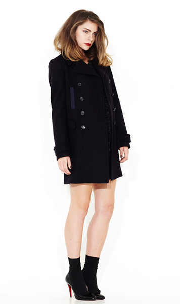 line-up: coats: Navy coat