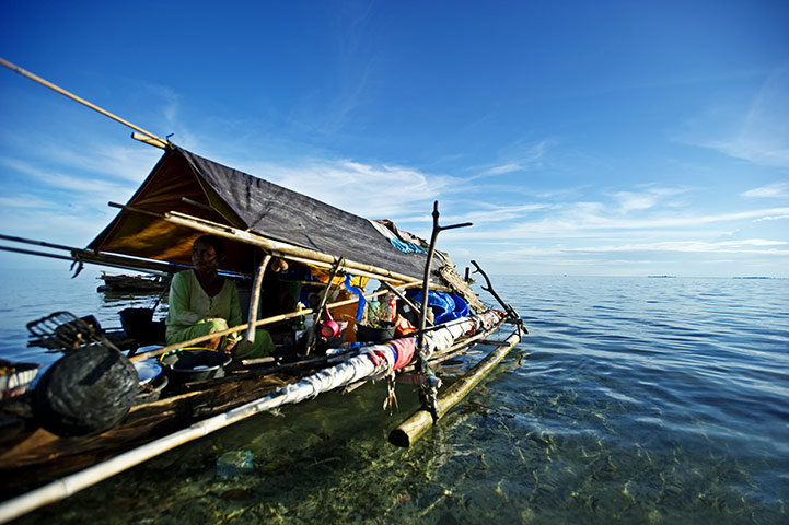 Sea Nomads: Bajau ethnic group, a Malay people who have lived at sea for centuries