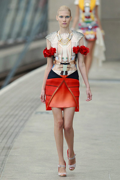 London fashion day 3: Mary Katrantzou cat walk