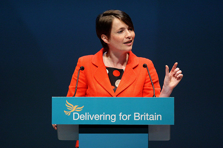 Liberal Democrats: Leader of the Welsh Liberal Democrats Kirsty Williams addresses delegates