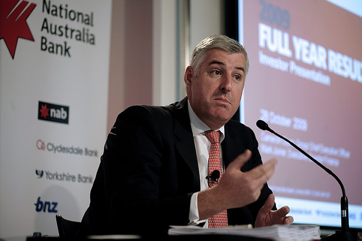 Lloyds bank: Cameron Clyne, chief executive officer of the National Australia Bank 