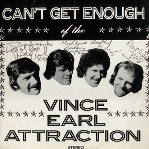 Working man's soul: Vince Earl Attraction record sleeve