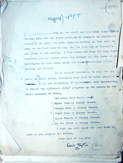 Last Term Malory Towers by Enid Blyton