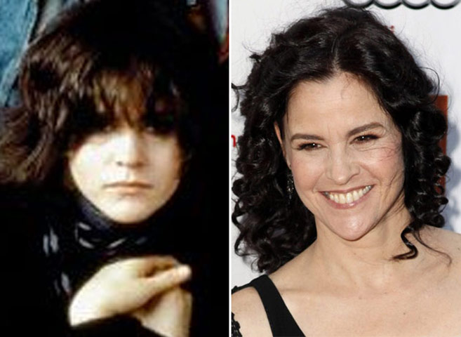 Breakfast Club reunion: Ally Sheedy in The Breakfast club and at the reunion