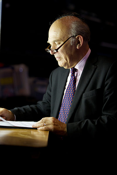 Thomond Liberal Democrats: 20 September: Business secretary Vince Cable prepares to deliver his speech