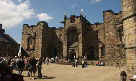 Edinburgh Castle courtyard