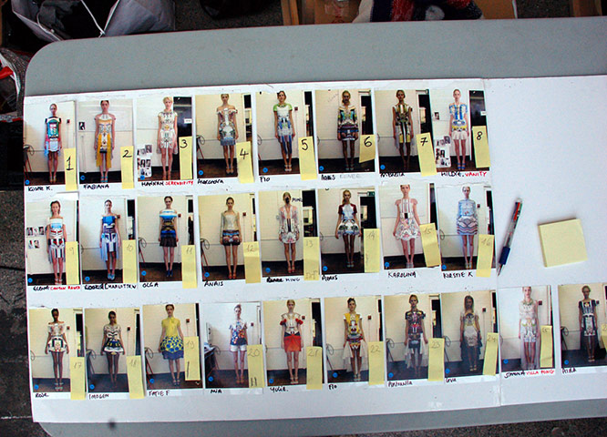 Mary Katrantzou: The finalized running order for the show 