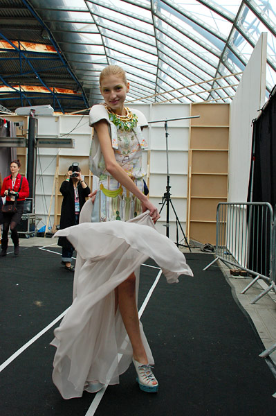 Mary Katrantzou: One last twirl for the cameras