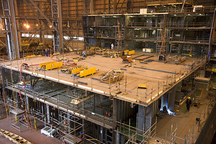 BAE Systems Govan: Construction of the Queen Elizabeth class of new aircraft carriers