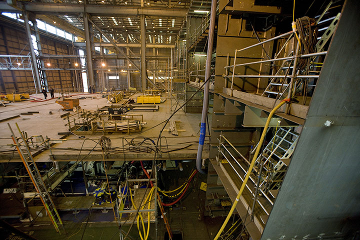 BAE Systems Govan: The construction of the Queen Elizabeth class of new aircraft carriers