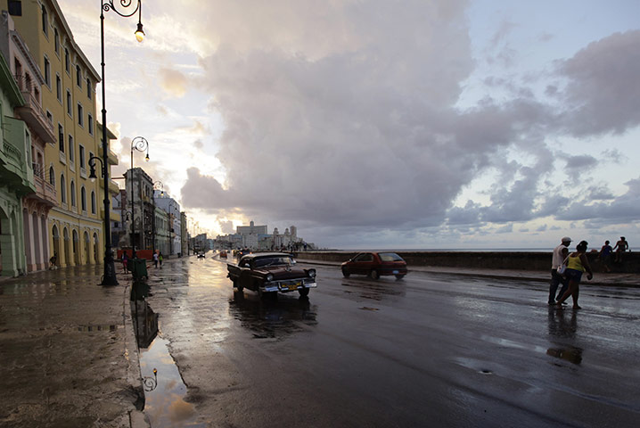 Week In Business: Havana's seafront boulevard El Malecon, Cuba