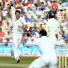 sport: England's James Anderson (L) celebrates
