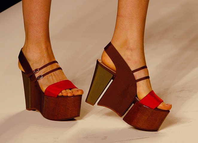 Milan Day 2 Update: Shoe detail Fendi Spring-Summer 2011 fashion collection