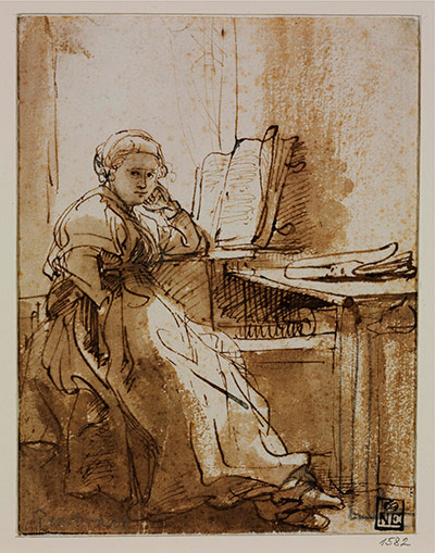 Treasures from Budapest: Saskia van Uylenburgh Sitting by a Window