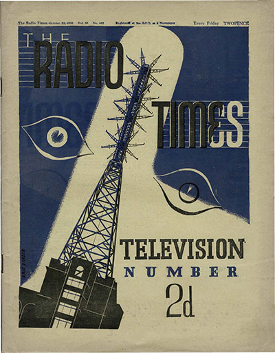 Radio Times Cover - 23rd October 1936