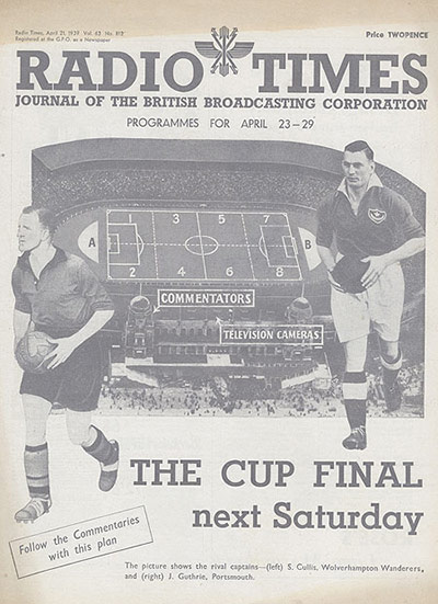 BBC Radio Times Cup Final 1939