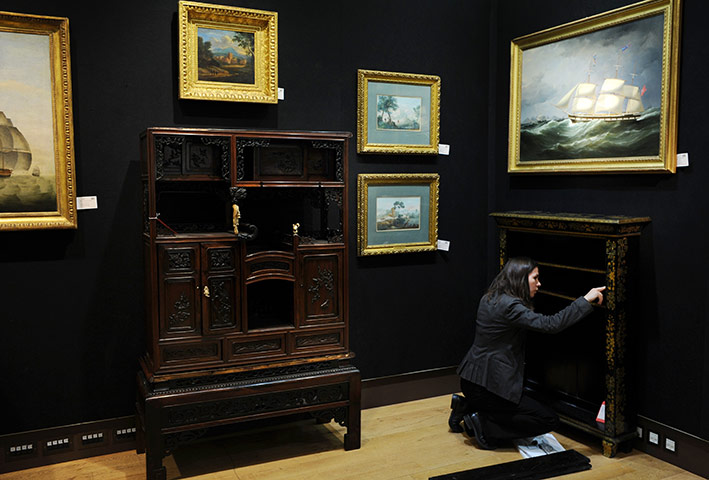 Lehman Brothers Auction: Preparations for the Lehman Brothers Artwork sale at Christie's